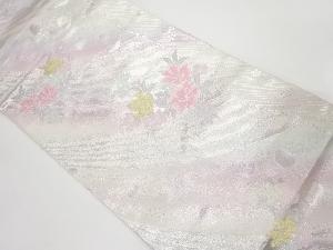 花模様織り出し名古屋帯